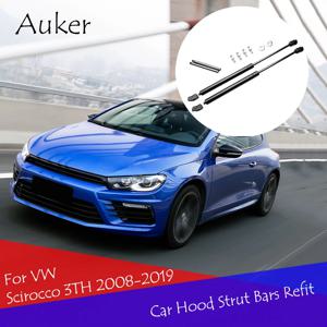 자동차 스타일링 수리 보닛 후드 가스 충격 리프트 스트럿 바 VW Scirocco 3TH 2008-2019 용 로드 액세서리 지원