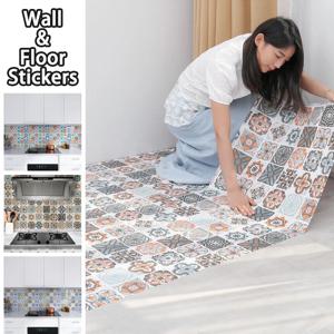 유럽 스타일 주방 배경 장식 벽 스티커 주방 침실 욕실 방수 및 기름 방지 벽지