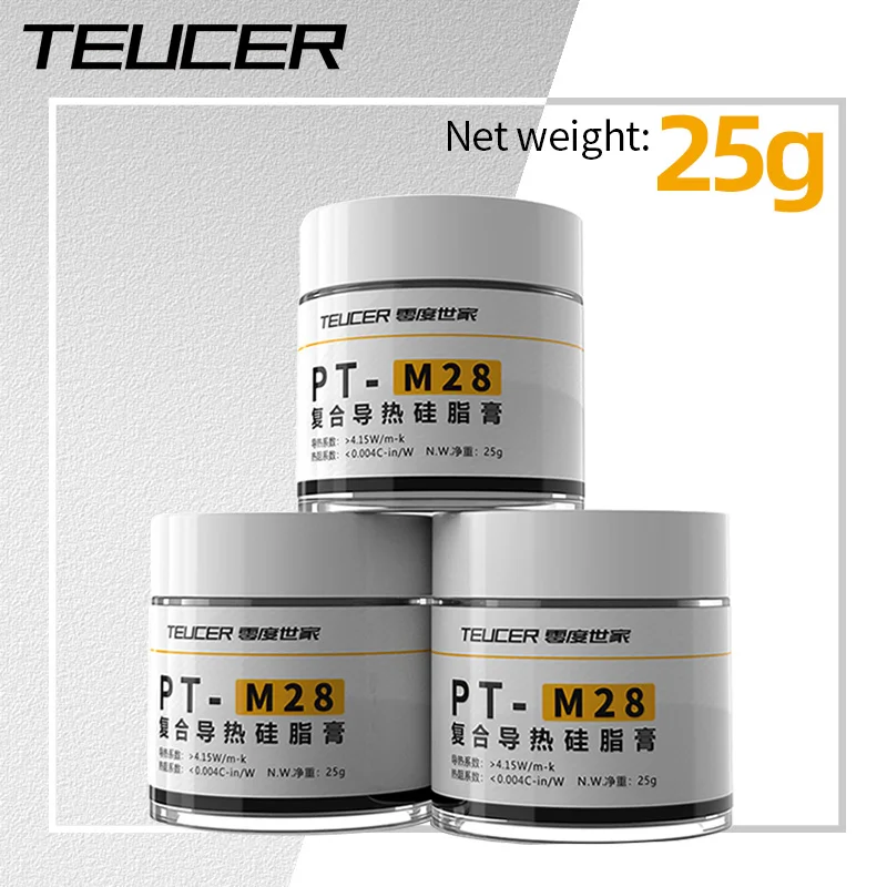 달리불 대용량 고품질 PE-28G 프로세서 서멀 페이스트 서멀 그리스 PC 컴퓨터 CPU GPU LED 쿨링 페이스트