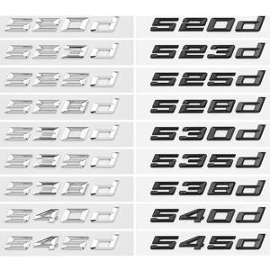 520d 523d 525d 528d 530d 535d 538d 540d 545d ABS 엠블럼 BMW 5 시리즈 E39 E60 E61 F10 F11 G30 자동차 트렁크 로고 스티커