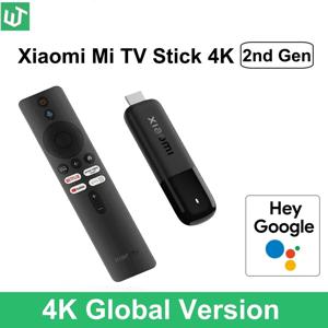 샤오미 TV 스틱 4K 2세대 2025 글로벌 버전 블루투스 5.2 구글 TV 스마트 HDR 2GB RAM 8GB ROM 미니 TV 동글 스트리밍 미디어