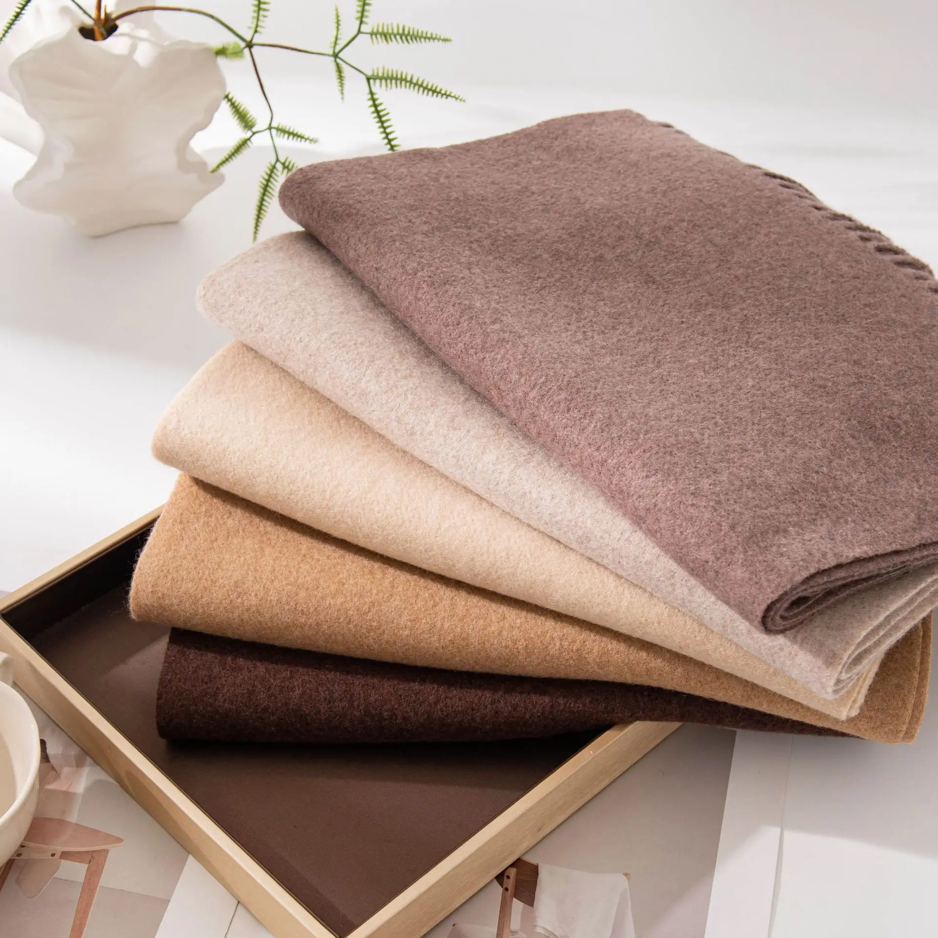 63 색상 솔리드 여성 겨울 스카프 따뜻한 Chunky 캐시미어 목도리 야외 럭셔리 Tassels Pashmina Bufanda 레이디 랩 방풍 스카프