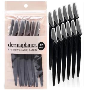 12/6PCS 여성용 면도기 – 여성용 및 남성용 얼굴 면도기 – 눈썹 트리머, 면도기 및 스킨 케어 도구