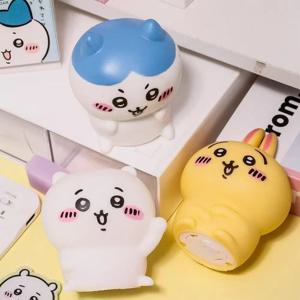 Chiikawa 애니메이션 LED 야간 조명 Hachiware Usagi 토끼 램프 침실 데스크탑 장식 어린이를위한 생일 선물 최고의 선물 장난감