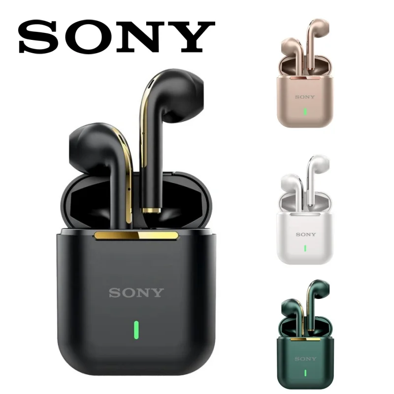 SONY J18 무선 블루투스 이어폰 HiFI 인이어 스테레오 사운드트랙 마이크 방수 터치 소음 감소 이어폰