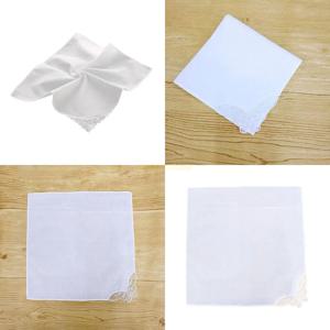 31BF 28x28cm 여성 레이스 손수건 Bandanas 수건 머리 스카프 성인 머리 장식