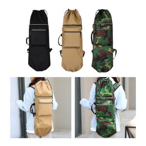 스케이트보드 캐리 파우치 조절 가능한 어깨끈 스케이트 파우치 롱보드 캐리 케이스 내구성 있는 스케이트 크루저 덱 커버