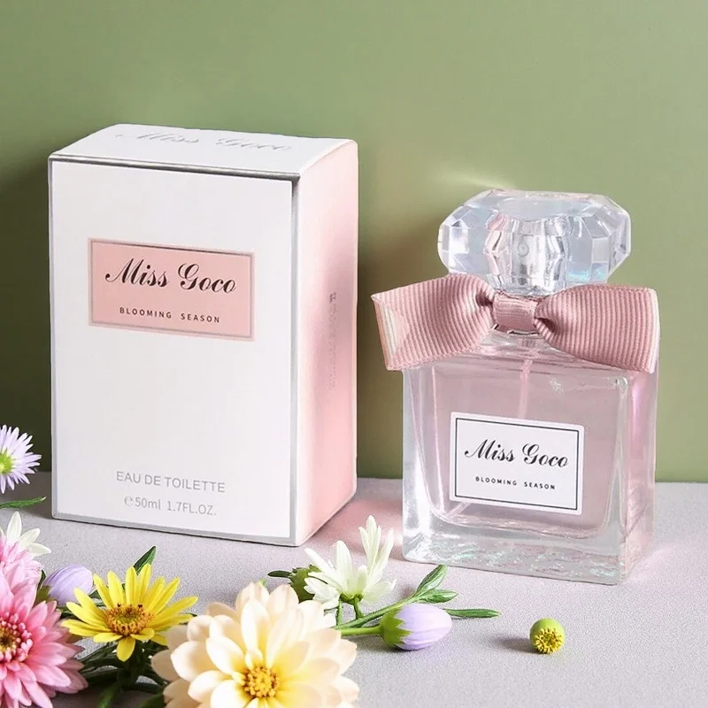 50ml 머스크 여성 향수 스프레이 오래 지속되는 자스민 과일향 가벼운 향기 브랜드 페로몬 매혹적인 로맨스 여성용 선물