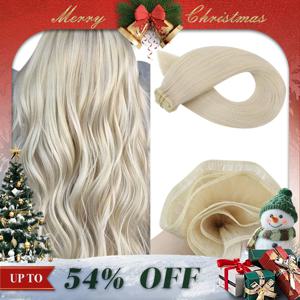 [지난 12개월] Ugeat 플랫 실크 헤어 씨실 버진 인간의 모발 씨실 100% 헤어 씨실 헤어 익스텐션 바느질