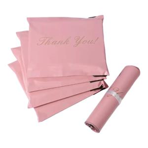 20개 핑크색 택배 봉투 포장 폴리 패키지 플라스틱 자체 접착식 메일링 익스프레스 백 봉투 우편 파우치 메일링