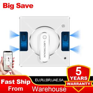 (프로모션 코드: AEWD55) 로봇 창 청소기 Liectroux YW509, 4방향 물 분사, 가정용 유리 바닥 벽 창 청소 로봇, Windows 용 로봇 진공 청소기, 지능형 내비게이션, 삼중 안전 시스템, 무테 작업, 원격 제어,음성 안내