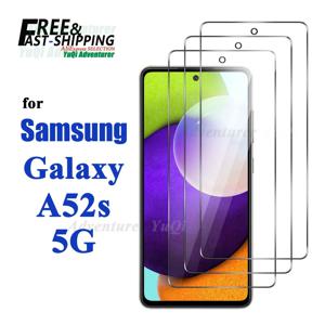 갤럭시 A52s 5G용 화면 보호기 삼성 강화 유리 높은 알루미늄 9H HD 투명 투명 케이스 친화적