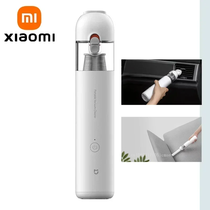 XIAOMI MIJIA 가정용 휴대용 진공 청소기 자동차 청소 기계 용 무선 진공 청소기 13000PA 사이클론 흡입