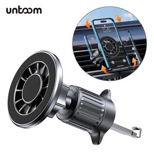 마그네틱 폰 홀더, MagSafe 마그넷 차량용 거치대와 호환, 아이폰 15 14 13 샤오미 차량용 에어벤트 클립 마운트 GPS 브래킷