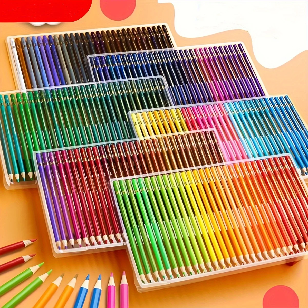 48/72/80/120/160/180/260/520 아티스트를 위한 전문 오일 기반 색연필 - 드로잉, 스케치 및 색칠용 연필