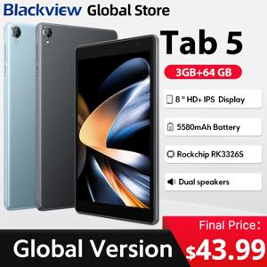 Blackview Tab 5 태블릿 8인치 HD + IPS 디스플레이 5GB(3+2) 64GB Android 12 듀얼 박스스피커 5580mAh 배터리 Android 패드 PC