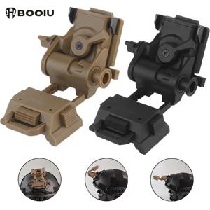 BOOIU 나일론 전술 헬멧 접이식 야간 투시경 고글 마운트, L4G24 NVG 마운트 브래킷, PVS15 PVS18 PGPNVG18 헬멧 스텐트용