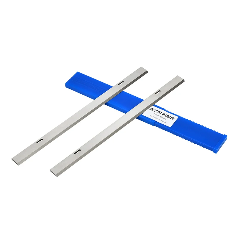 STARIBS 대패 블레이드 319x19x3mm DE7330 DeWalt DW733 Type2 목공용 - 2개 세트