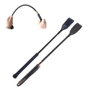 열정 승마 훈련 PU 가죽 경량 내구성 딸랑이 채찍 가죽 채찍 승마 스포츠 야외 쇼 핸들