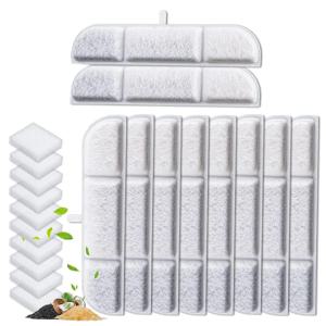 애완 동물 분수 펌프 84oz/2.5L 애완 동물 워터 디스펜서 필터에 대 한 A72P 교체 고양이 물 분수 필터