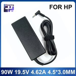 AC 노트북 충전기 전원 어댑터, HP Pavilion 14 15 PPP012C-S 710413-001 Envy 17 17-j000 15-e029TX 용, 19.5V, 4.62A, 90W, 4.5x3.0mm