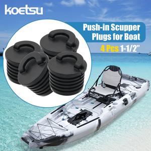 마린 보트 고무 카약 래프팅 부품 마개, 고무 스쿠퍼 스토퍼 스쿠퍼 구멍 플러그, 배수 구멍 플러그, 4 개