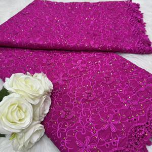 아프리카 시폰 레이스 원단 2026 고품질 레이스 소재 나이지리아 프랑스 아프리카 그린 레이스 원단 여성 웨딩용