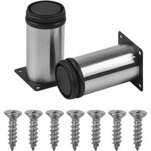 금속 가구 다리 조정 가능한 테이블 다리, 캐비닛 가구, 사무용 가구, 소파 용 4pcs 스테인레스 스틸 주방 피트