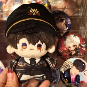 러브 앤 딥스페이스 게임 주변기기 인형 케이블 캐릭터 봉제인형 10cm 프린트 귀여운 면 인형 모자 탈부착 가능 휴일 선물