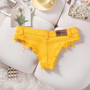 새로운 하이라이즈 디스트레스드 스트레치 스파이스 걸스 로우 웨이스트 찢어진 구멍 청바지 데님 반바지 Y2k 슈퍼 반바지 청바지