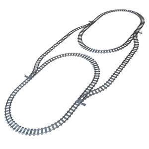 MOC 레고 기차 트랙 조합 장면 빌딩 블록과 호환 DIY 크로스 트랙 철도 유연한 벽돌 장난감 레일 자동차