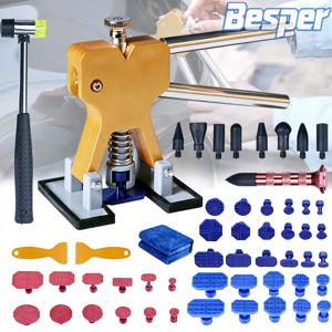 54/30/25/21PCS 자동차 덴트 풀러 키트 도구 세트 (패드 포함, 다양한 차량 도장용, 덴트 제거 수리 도구)