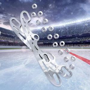 253/290 MM 스케이트 교체 블레이드 1 쌍 아이스 스케이트 블레이드 스케이트 신발 용 스테인레스 스틸 인라인 피겨 스케이트 블레이드