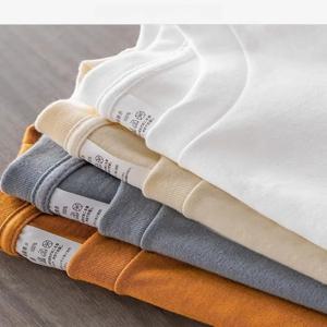 헤비웨이트 순면 긴팔 화이트 티셔츠 베이스 레이어 셔츠 가을 겨울 라운드넥 순면 상의 신상 2025 이너웨어