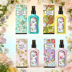 4피스 내구성 있는 향수 세트, 무알콜, 신선하고 향기로운, 남녀 파티에 적합