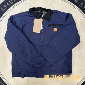 Red Detroit J97 Cleanfit 워싱 워크웨어 재킷 루즈한 남성용 아우터 가을 겨울 아메리칸 레트로 스타일 코튼 긴팔 코트