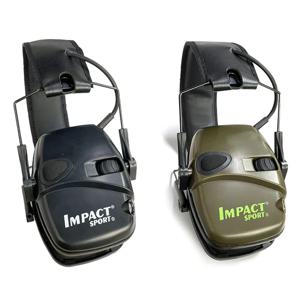 전술 전자 사격 귀마개 야외 스포츠 소음 방지 헤드셋 충격 소리 증폭 청력 보호 사냥용 귀마개 NRR 22dB