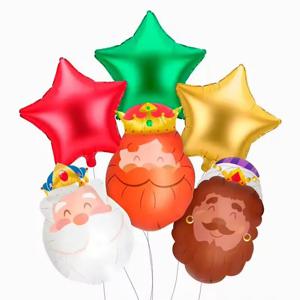 세왕의 날 풍선 만화 왕 호일 공 생일 파티 크리스마스 베이비 샤워 장식 어린이 장난감 헬륨 공기 풍선
