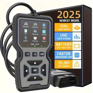 자동차 고장 진단 테스터 V519 OBD 코드 리더, 오류 코드 제거용 OBD2 스캐너, 차량 정비 장비, 자동차 문제 해결, 휴대용 스캐너, 핸드헬드 장치, 견고하고 내구성 있는, 고품질 부품, 진단 도구, 자동차 애호가, 전문 기술자