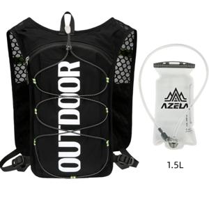 1개 러닝 하이드레이션 조끼 백팩, 경량 물 백팩, 하이킹 자전거 타기용 하이드레이션 백팩 러닝 조끼 여성 남성용