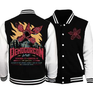 에디 먼슨 데모고르곤 야구 유니폼 후드 재킷 남성 여성 하라주쿠 스웨트셔츠 영화 팬 선물용