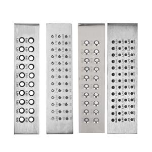 드로우 플레이트 둥근 구멍 와이어 드로잉 보드 금속 드로우 플레이트 쥬얼리 도구 장식 액세서리