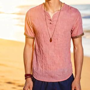 M-5XL 플러스 사이즈 여름 남성 셔츠, 일반 색상, 한국 패션 남성 반팔, 하와이 반팔 셔츠, 경량 의류