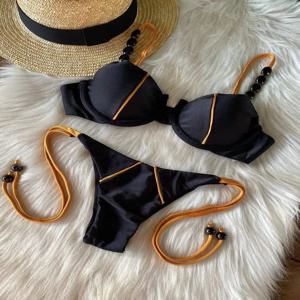 RUOTONGSEPT 새로운 섹시한 푸시 업 비키니 세트 수영복 여성용 로우 허리 수영복 여성용 Two Piece Beachwear 2023 수영복