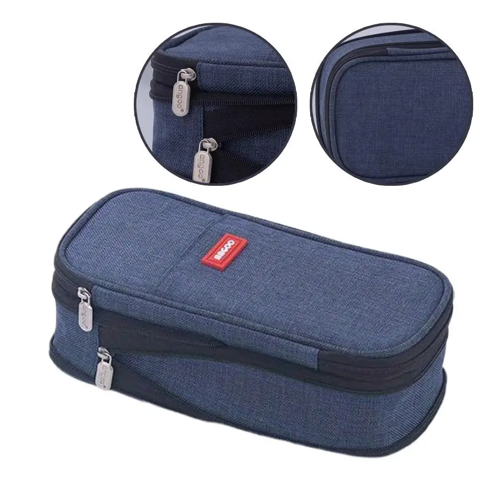 대형 크리 에이 티브 연필 케이스 귀여운 소년 소녀 카와이 연필 케이스 보관 어린이 펜 가방 편지지 상자 학교 학생 용품