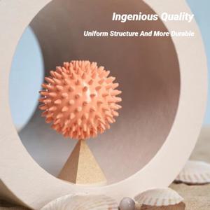 스포츠 마사지 볼 근막 이완 마사지기 스파이키 롤러 심부 조직 트리거 포인트 근육 회복 통증 완화 내구성