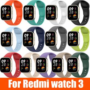 Redmi Watch 3 스트랩 용 시계 밴드 스트랩 Xiaomi Redmi3 액세서리 벨트 Correa 용 SmartWatch 밴드 실리콘 손목 밴드 팔찌
