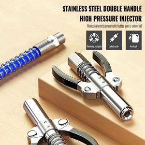 그리스 건 커플러 10000 PSI NPTI/8 고압 그리스 노즐 오일 펌프 자동차 주사기 윤활제 팁 수리 액세서리 윤활제