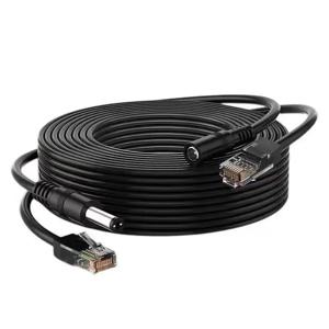 CCTV RJ45 케이블 이더넷 감시 카메라 DC 전원 Cat5 인터넷 네트워크 LAN 코드 POE IP 카메라 Wifi 연결