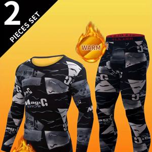 2 피스 남성 가을, 겨울 골드 벨벳 패딩 따뜻한 긴팔 바지 정장 남성 플러스 사이즈 편안한 바닥 정장